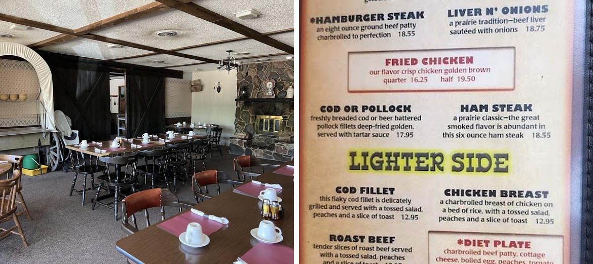 Oxbow Restaurant Menu